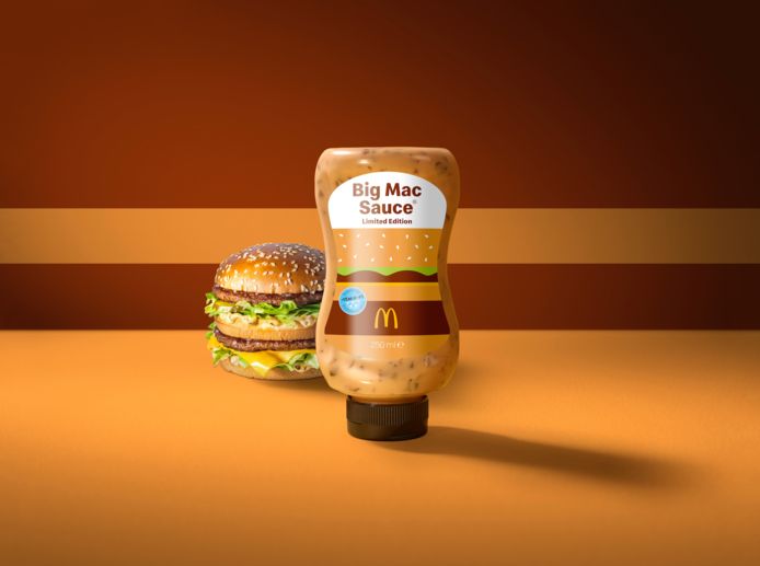La sauce Big Mac en bouteille arrive pour la première fois en Belgique (et elle vous sera