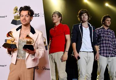One Direction-liefde ten top: Liam Payne en Niall Horan feliciteren Harry Styles met zijn Grammywinst