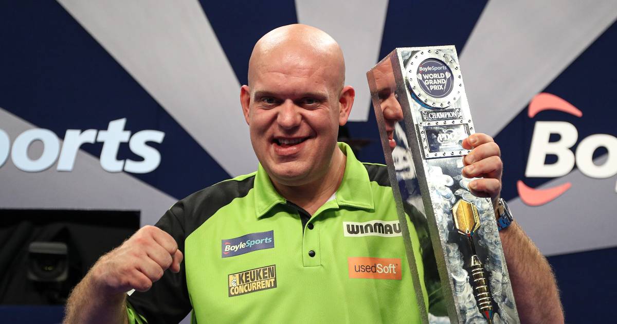‘Dubbel in, dubbel uit’ wint Michael van Gerwen wéér de World Grand