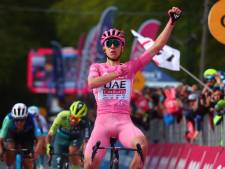 Tadej Pogacar sprint na zware Giro-etappe met speels gemak naar derde ritzege, Arensman doet goede zaak