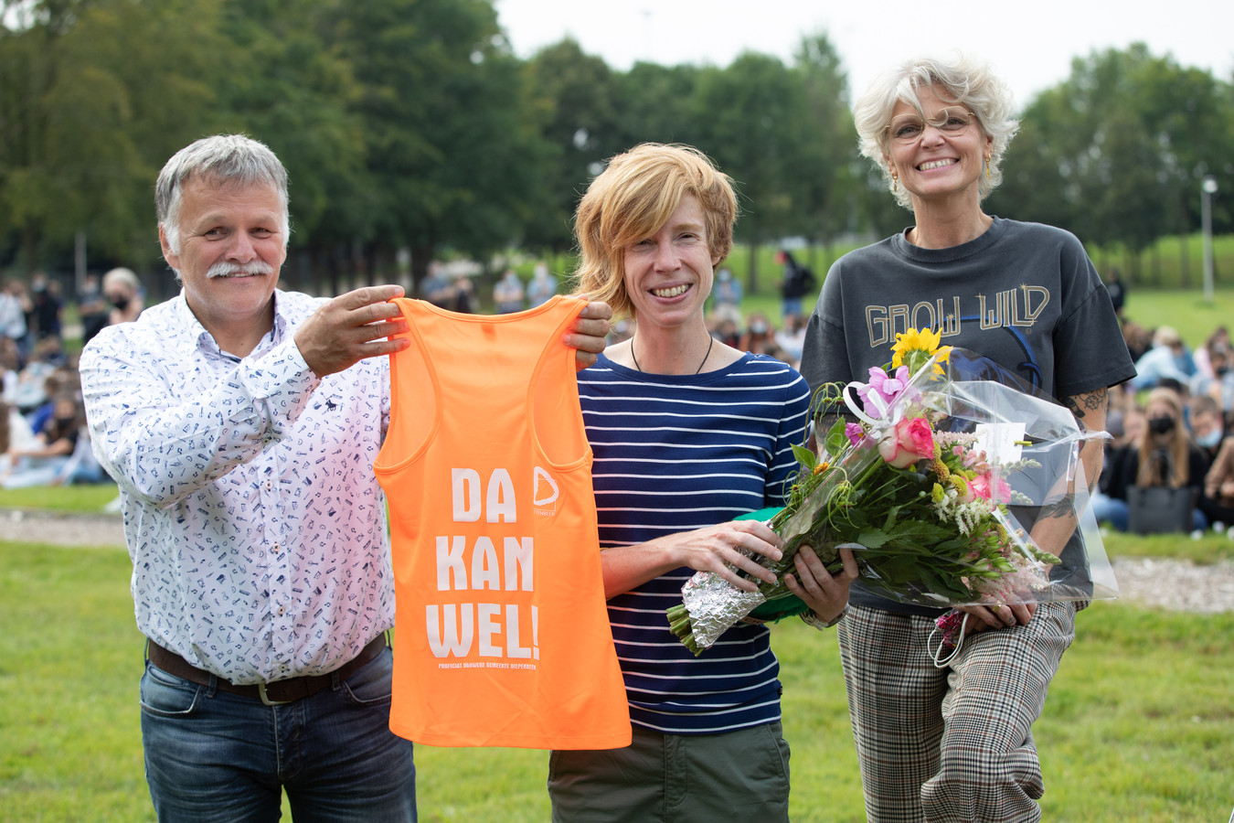 Diepenbeek huldigt marathonloopster Mieke Gorissen (38) voor
