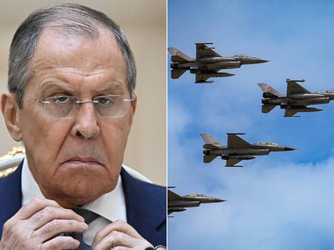 Na aankondiging van België: “Levering van F-16's aan Oekraïne is nucleair signaal van NAVO”, stelt Russische minister Lavrov