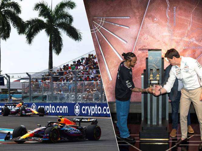 LIVEBLOG F1 GP MIAMI. Mercedes F1-auto als emoji op Whatsapp, opnieuw sprintweekend in Miami 