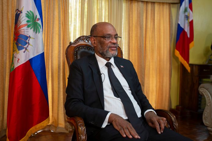 Archiefbeeld. De Haïtiaanse premier Ariel Henry.