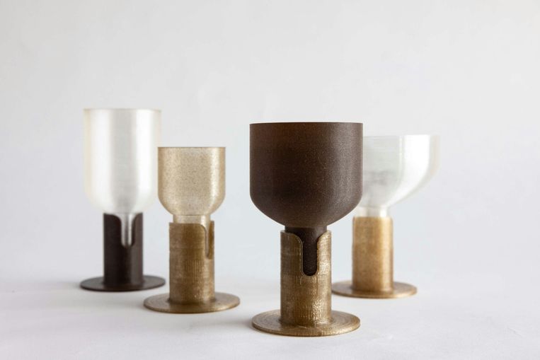 Glazen van zeewier, van Studio Klarenbeek & Dros Beeld 