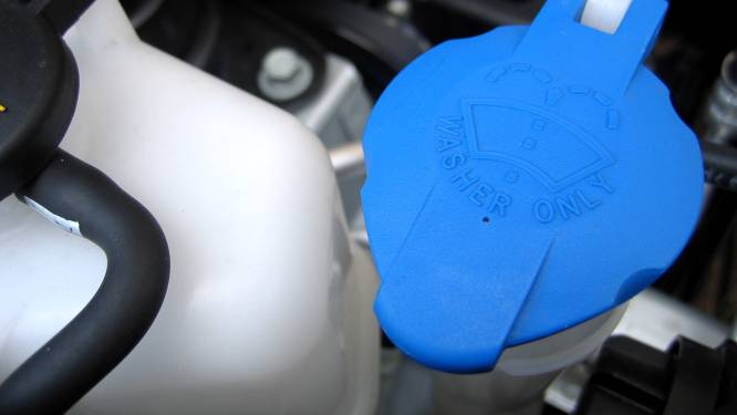 Ruitensproeiervloeistof bevat te veel van de giftige stof methanol