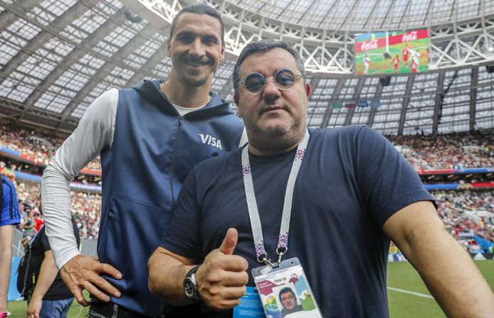 Zlatan Ibrahimovic en Mino Raiola.