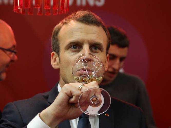 Franse artsen kritisch voor drankverbruik Macron: "Vanuit het standpunt van de lever is wijn even slecht als andere alcohol"