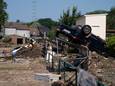 Chaudfontaine werd zwaar getroffen door het noodzweer dat de provincie Luik teisterde.