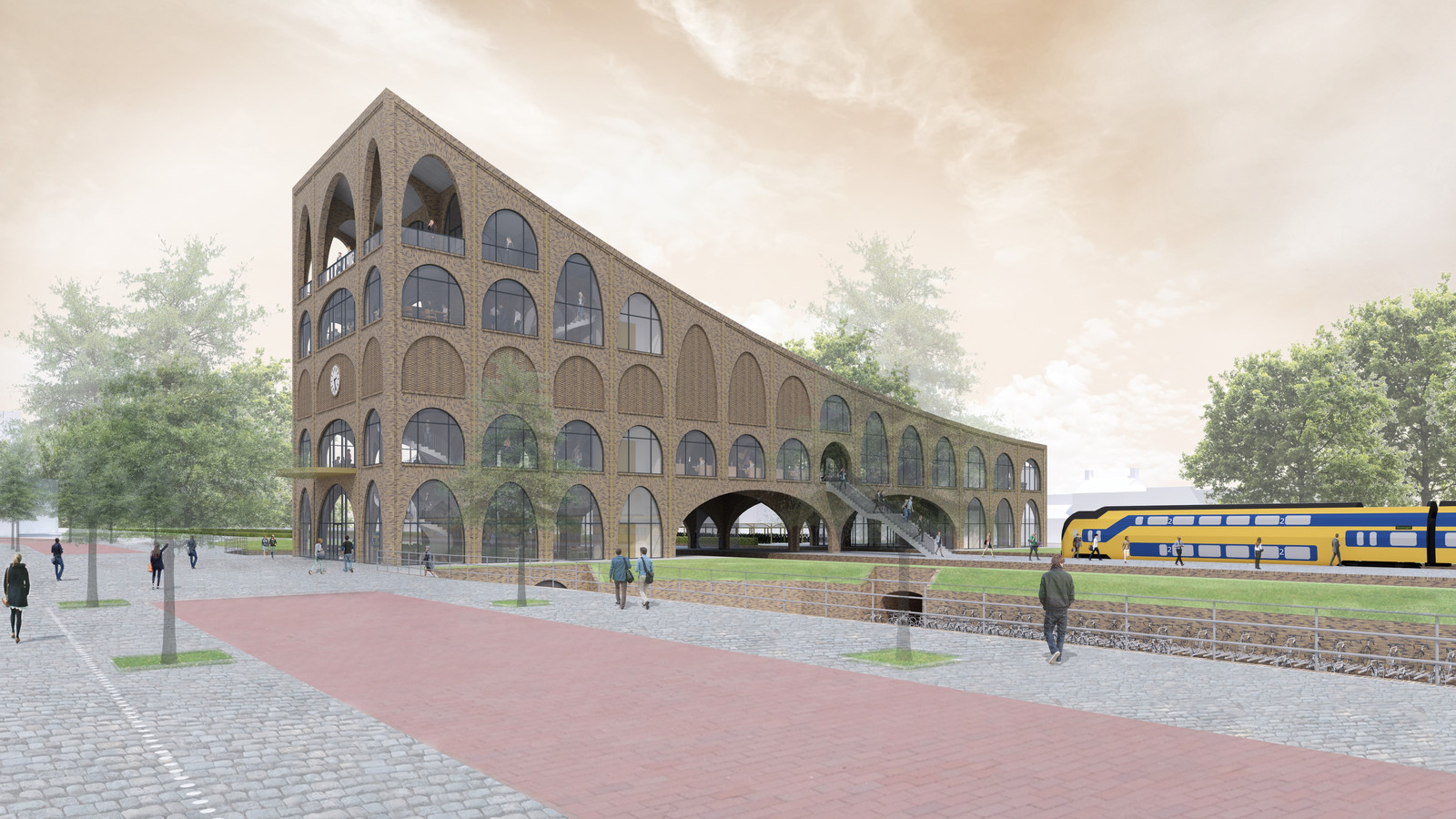 Een droom van een station voor Bergen op Zoom Foto bndestem.nl