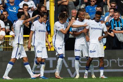 LIVE CLUB BRUGGE-AA GENT. Also immediately after the break a blow for blue-black! Gandelman chases the 0-3 high into the goal