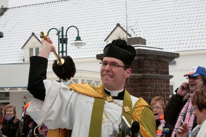 Archieffoto van kapelaan Jeroen Beekman, uit zijn tijd als pastoor van de parochie Beek en Donk.