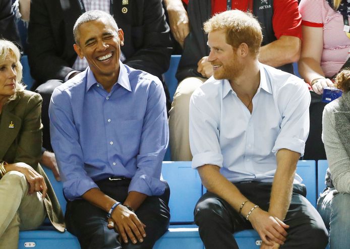 Prins Harry raakte bevriend met voormalige Amerikaans president Barack Obama tijdens de Invictus Games in het Canadese Toronto.