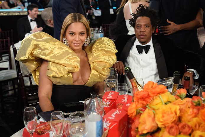 Beyoncé en Jay-Z op de Golden Globes.