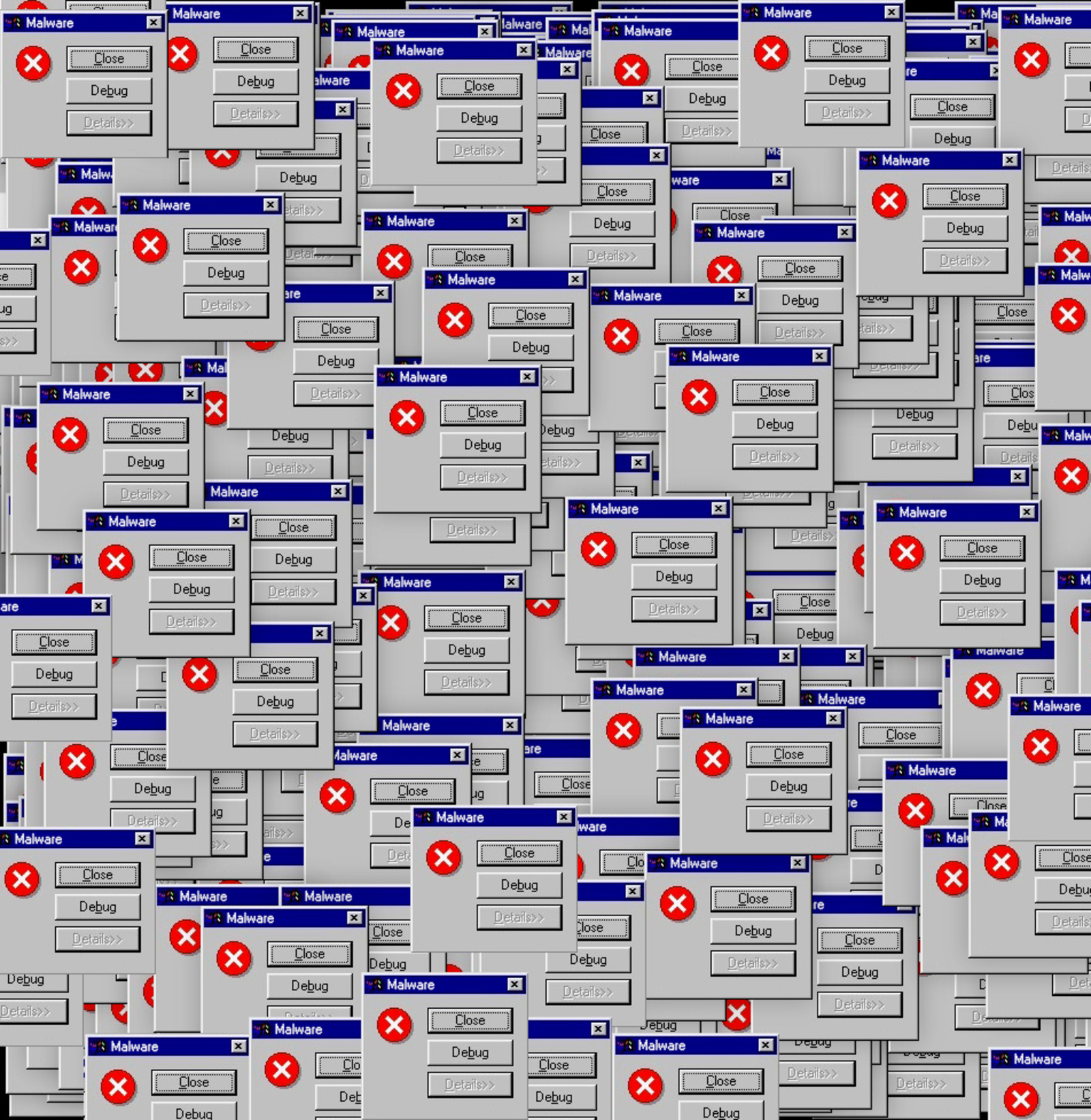 Malware popups  Beeld 
