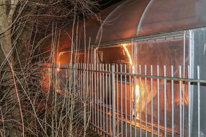Brand in kas Aeres MBO Emmeloord