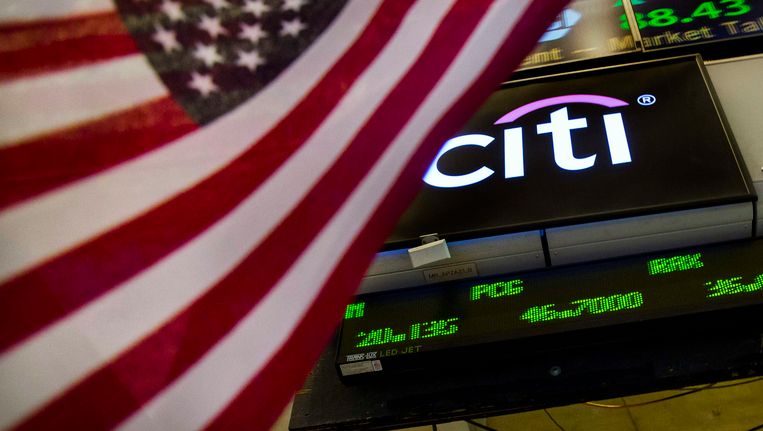 Citigroup op de beurs in New York Beeld REUTERS