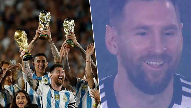 Les larmes de Messi, la ferveur de l’Argentine: l’incroyable fête des champions du monde avec leur public