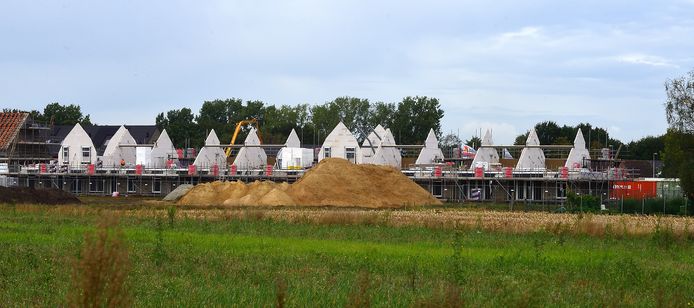De gemeente Rupchen was - afgezet tegen het aantal bestaande huizen in die gemeente - vorig jaar koploper nieuwbouw in West-Brabant. Ook dit woningbouwproject in het dorp Rucphen droeg daar aan bij.