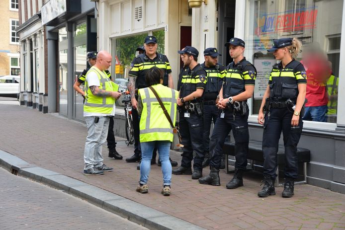 Een grote actie tegen witwassen in Breda.