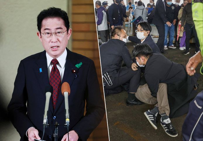 Japanse premier spreekt voor het eerst na aanval