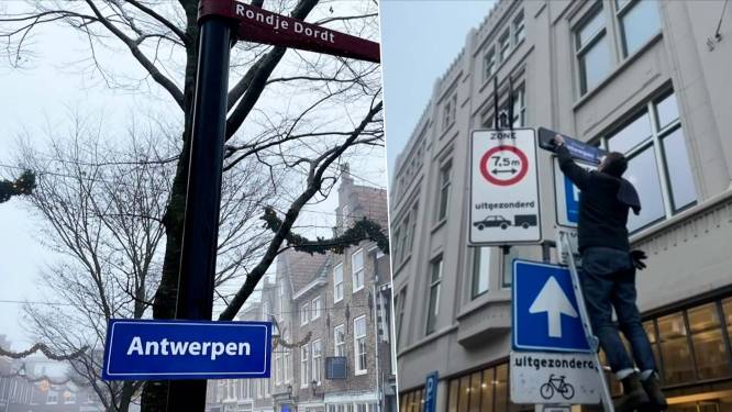 Nederlandse Dordrecht wordt Antwerpen uit protest tegen lockdown