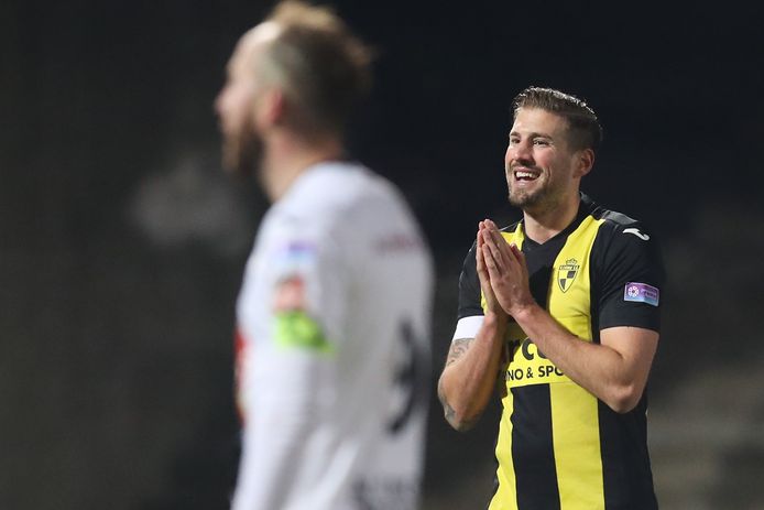 Lierse's Frederic Frans reacts during a soccer game between Lierse SK and KSV Roeselare, in Lier, Friday 16 February 2018, on day 27 of the division 1B Proximus League competition of the Belgian soccer championship. BELGA PHOTO BRUNO FAHY