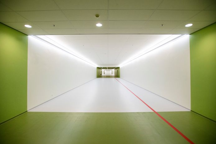 De 250 meter lange tunnel onder het Amphia Ziekenhuis.