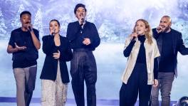 De 5 finalisten samen met ‘Last Christmas’