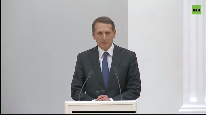 Sergei Naryshkin, head of Russian intelligence.