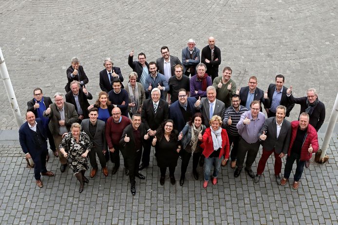 De gemeenteraad van Bergen op Zoom voordat de bestuurscrisis uitbrak.