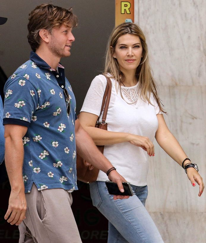 Eva Kaili met haar partner Francesco Giorgi.