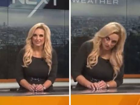 Une présentatrice météo s'effondre en direct à la télévision