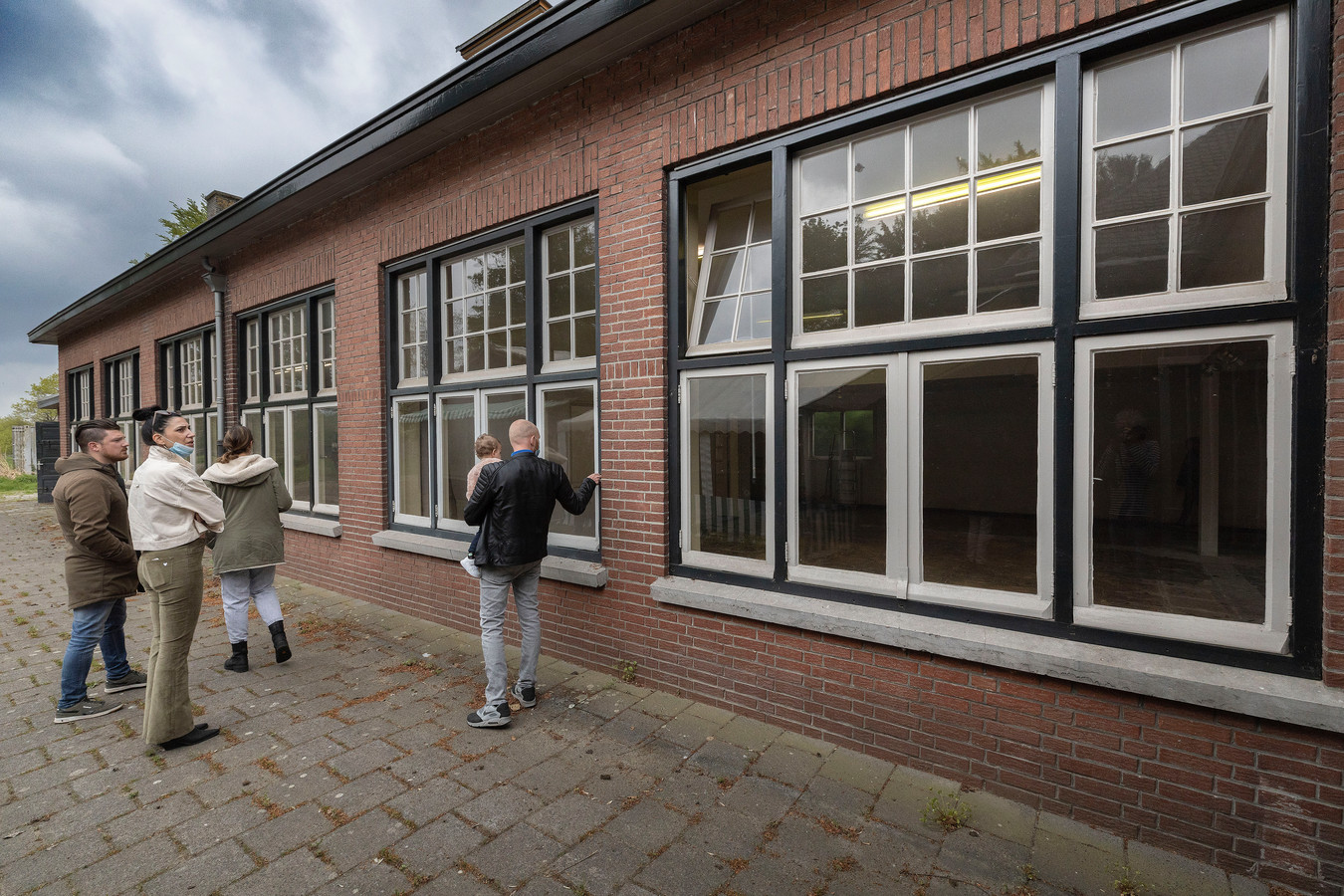 De kijkdag die in mei werd gehouden voor de voormalige jongensschool Sint-Servatius in Westerhoven.