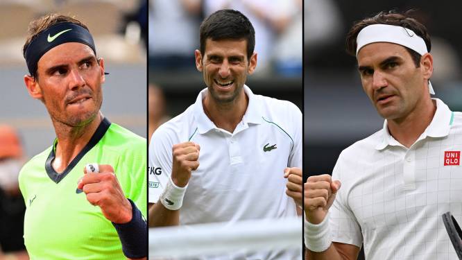 Djokovic, Nadal en Federer hebben een hele generatie tennissers uitgegumd