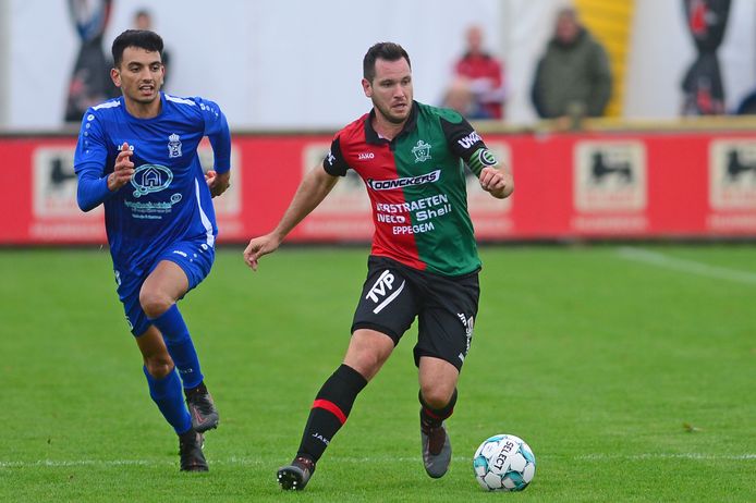 Jorn Rijmenams (r.) zag dat Eppegem een ganse match strijdlustig was.