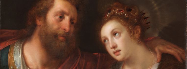 Geldorp Gortzius, ‘Esther and Ahasuerus’, 1612.

 Beeld The Leiden Collection