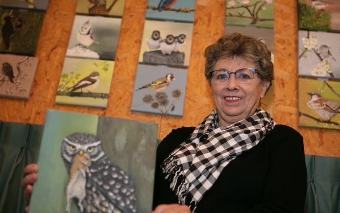 Ina Janzen (73) bij natuuractiviteitencentrum De Koppel in Hardenberg