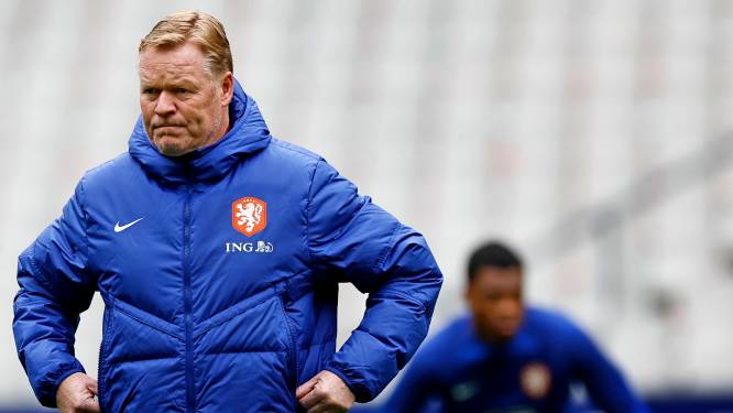 Bondscoach Koeman heeft kunnen voorbereiden wat hij wil, veel lijkt in één keer voor niets geweest