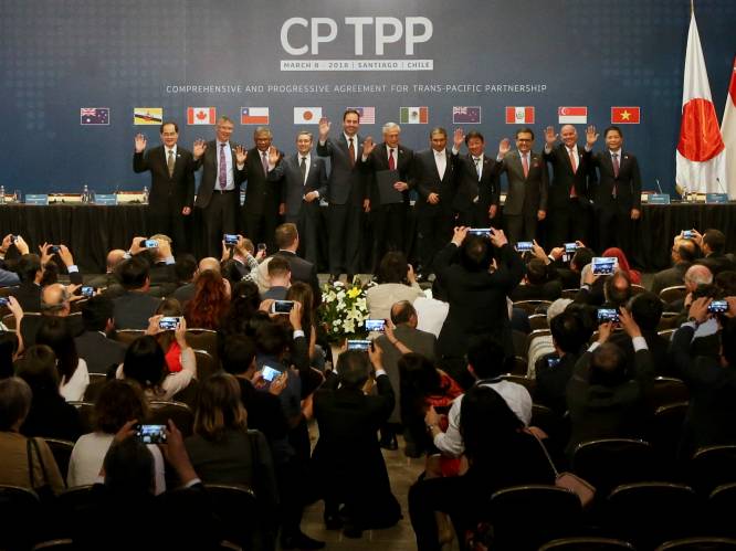 Elf landen tekenen herziene TPP-handelsverdrag buiten de VS om