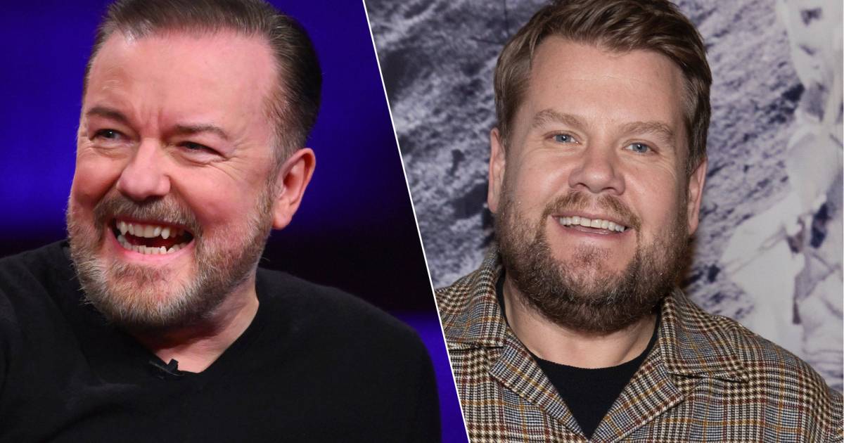 Is there a feud between Ricky Gervais and James Corden?  A comedian laughs again with the talk show host on the Netflix show |  celebrities