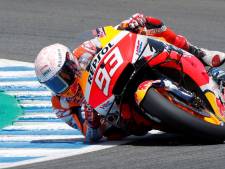 Spektakel bij eerste race MotoGP: Qaurtararo wint, wereldkampioen Marquez valt uit na harde crash