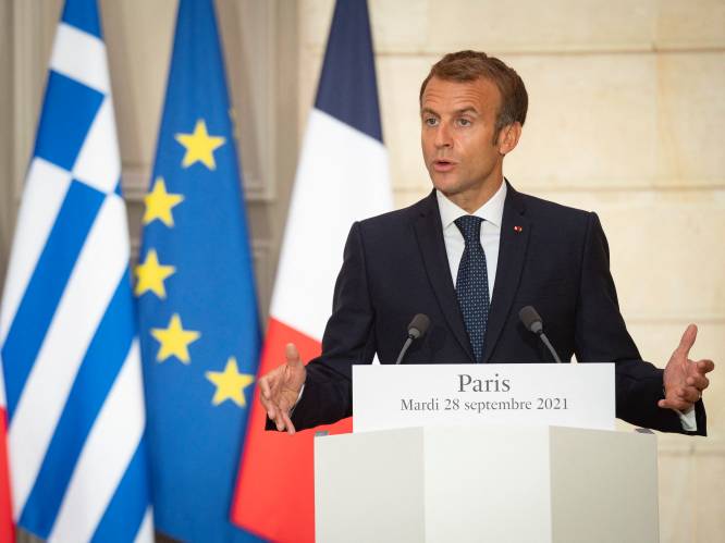 Macron roept Europeanen op niet meer naïef te zijn tegenover VS en respect af te dwingen