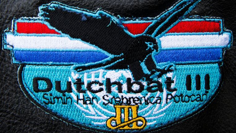 Het logo van Dutchbat III Beeld anp