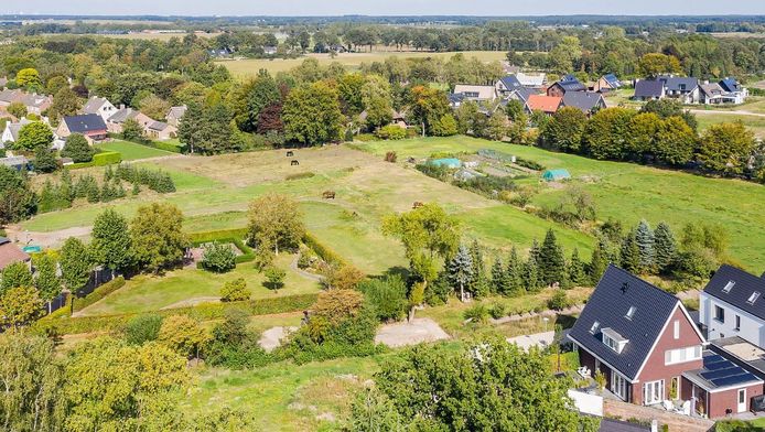 Het gebied in Bavel waar nieuwbouwproject De Driesche Weide komt.