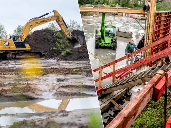“Het is al moeilijk om op de werf te geraken”: liefst 100.000 bouwbedrijven kampen met maandenlange achterstand na overvloedige regen