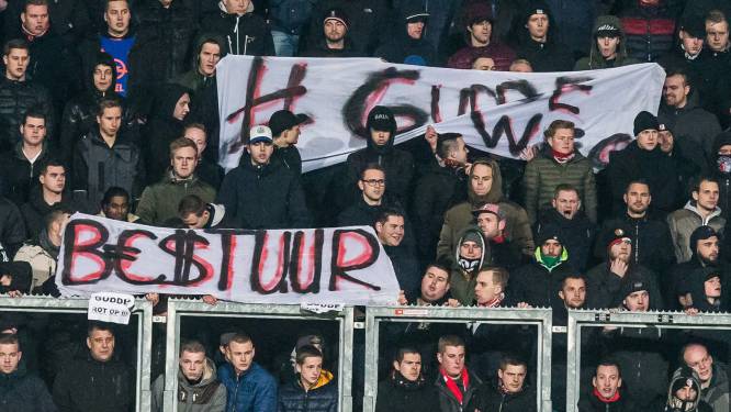 Feyenoord-fans organiseren protestmars tegen bestuur