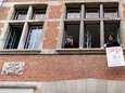 Enkele koeriers van Deliveroo bezetten nog altijd gebouw in Elsene, vakbond voert zaterdag actie in Brussel