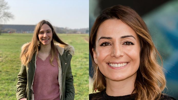 links: Tine Paredis, rechts: Samira Mayda