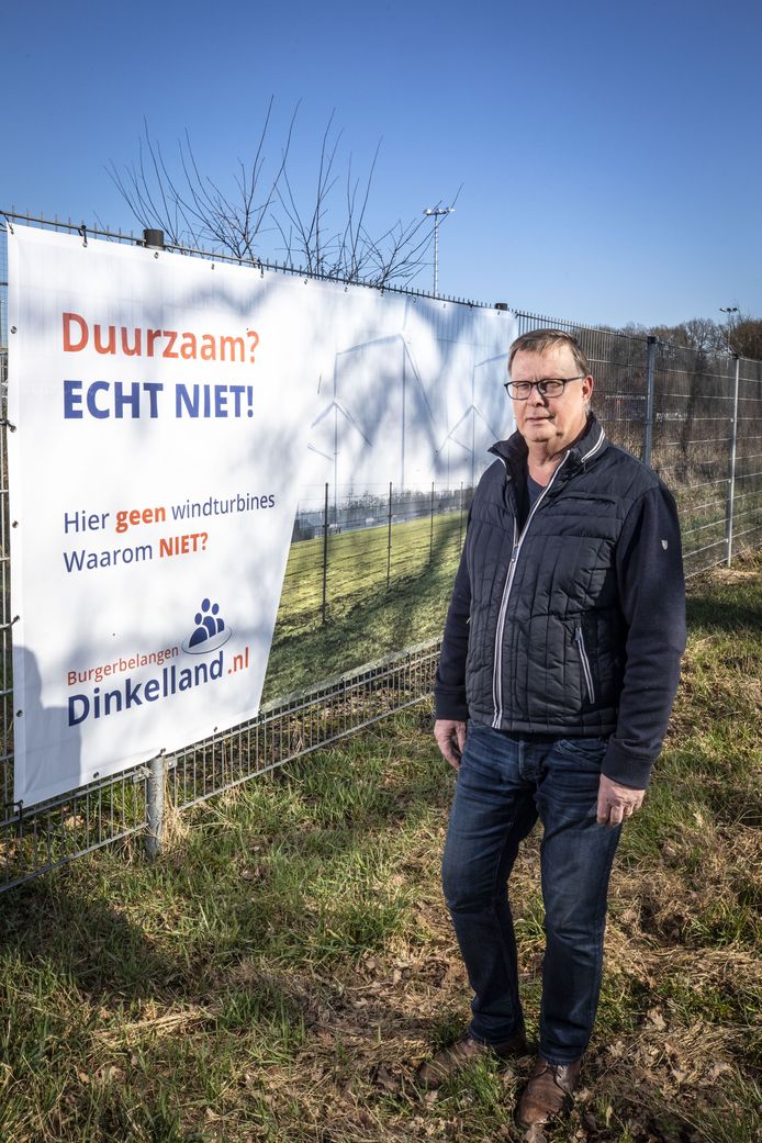 Lijsttrekker Fons Maathuis van Burgerbelangen Dinkelland.